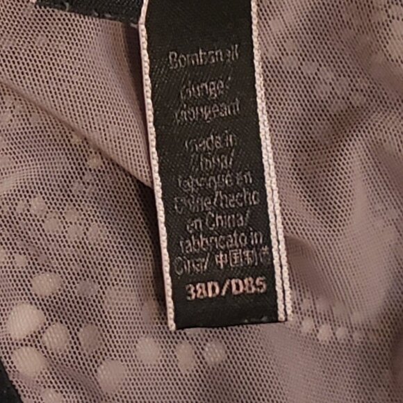 Victoria Secret Vintage Racerback Push up Bra with Studs and Chains 38D - Picture 10 of 11